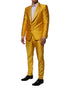 Dolce & Gabbana Yellow 2 Piece Silk Blend Men Suit SICILIA